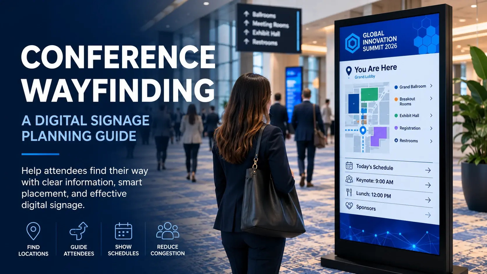 Conference Wayfinding: A Digital Signage Planning Guide