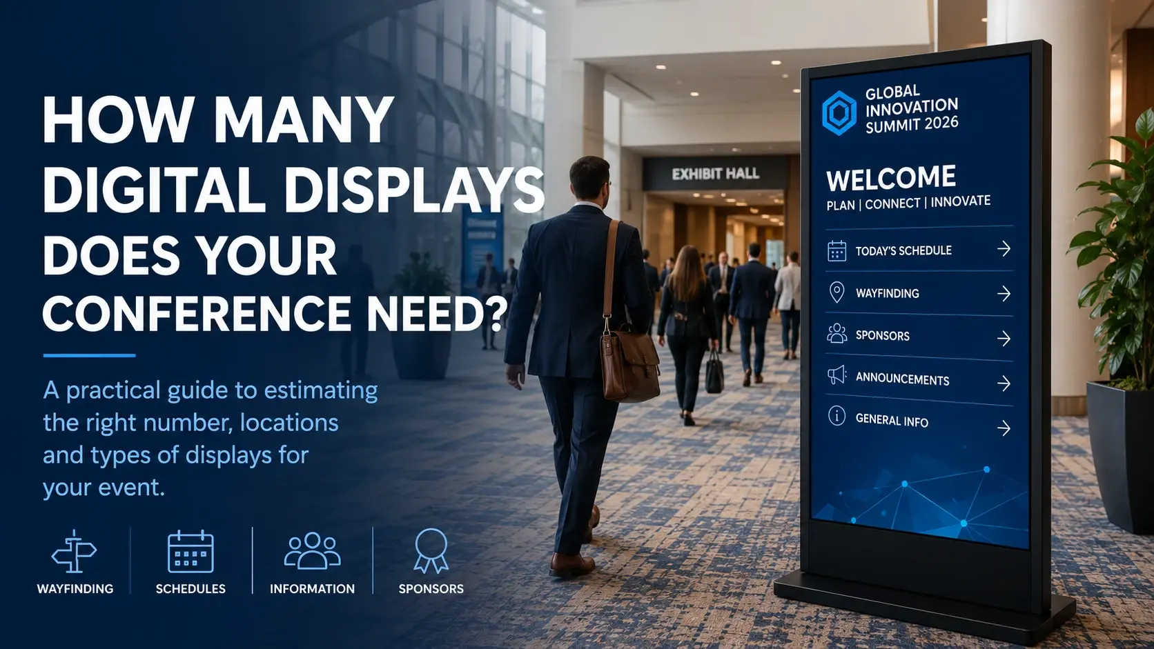 How Many Digital Displays Does a Conference Need