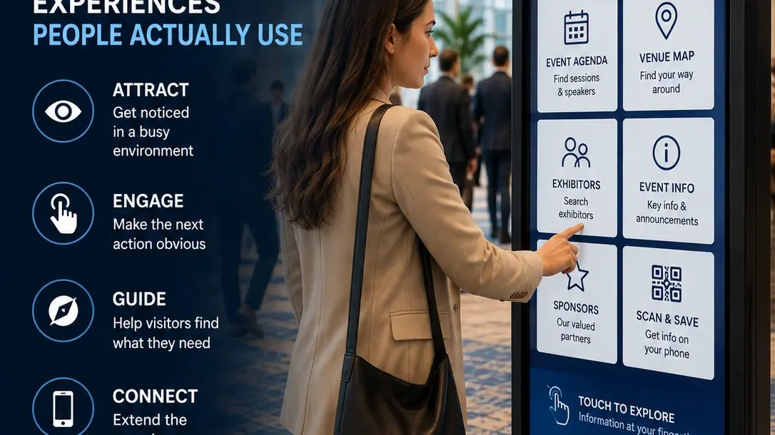 How to Design an Interactive Kiosk Experience People Actually Use